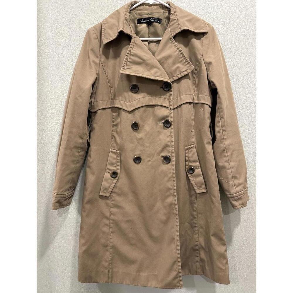 Kenneth Cole New York Trench Coat, Size Medium